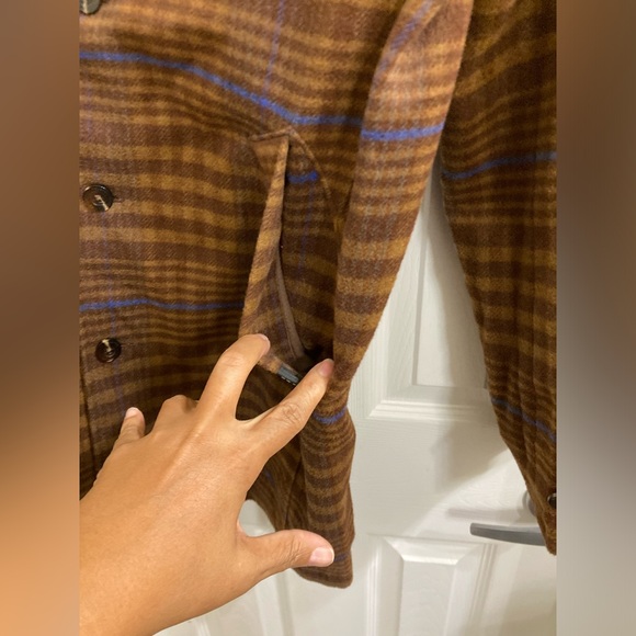 NEW Houston White Adult Unisex Button Up Winter Wool Pea Coat Jacket Size Small - Picture 7 of 11